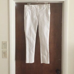 LOFT White Modern Skinny Ankle